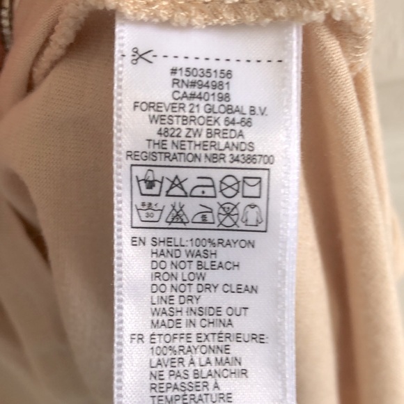 Forever 21 Tan High Low Sundress Like New Condition Never Worn - Picture 11 of 13